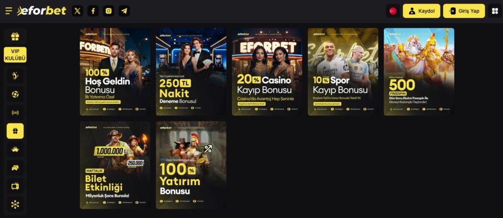 eforbet bonusları
