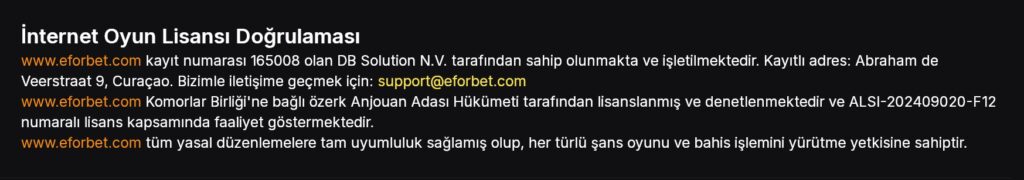 eforbet güvenilir mi